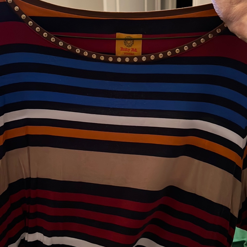 Ruby Rd Striped Tunic